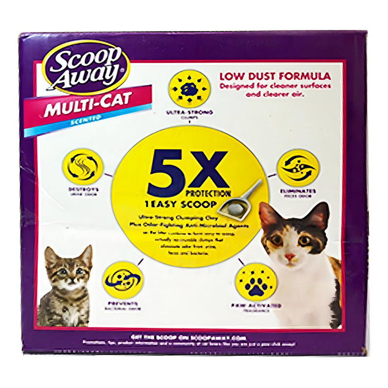 Arena Gato Scoop Away Multi Cat Aglutinante 9kg - 20lb