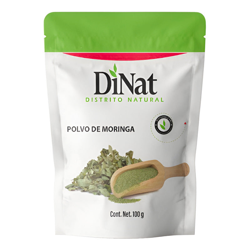 Polvo De Moringa Dinat 100g Té Suplemento Vitamina B Salud Digestiva