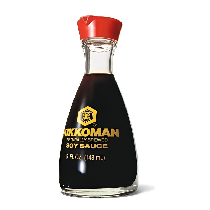 Salsa De Soya Fermentada Kikkoman 148ml Frasco Dispensador