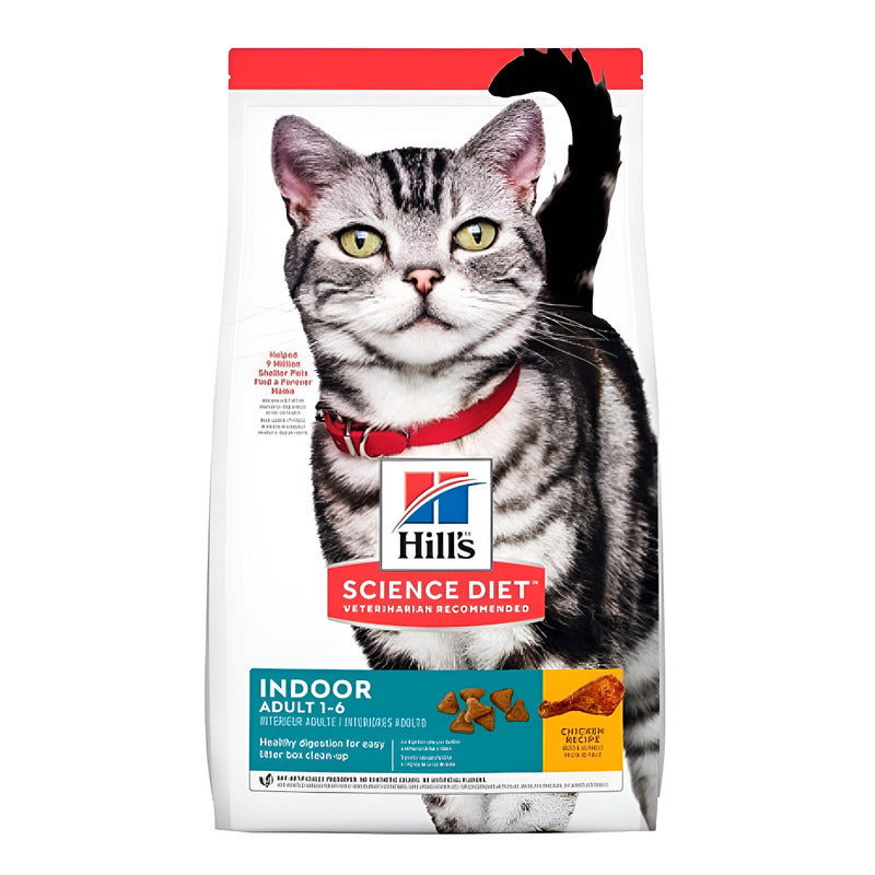 Hill's Science Diet Adult Indoor, Alimento Saludable Para Gato Adulto De Interiores 7kg