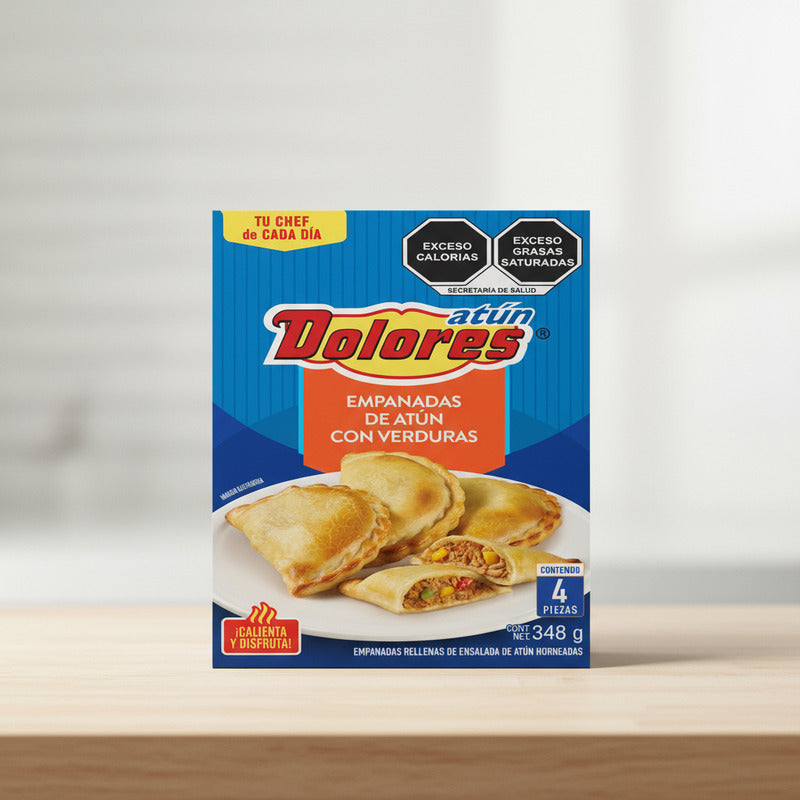 Empanadas De Atún Con Verduras Dolores 3 Paq De 348gr