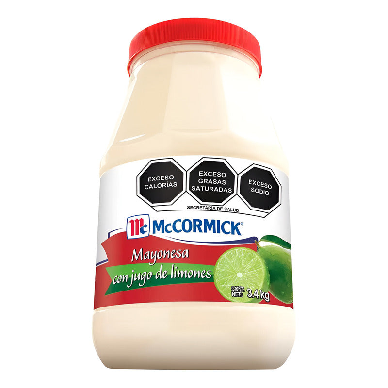 Mayonesa Mccormick Con Jugo De Limones 3.4 Kilos La Más Grande