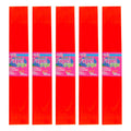 Papel Crepe Color Naranja De 50cm X 2m 10 Pliegos Naranja Papel Crepe