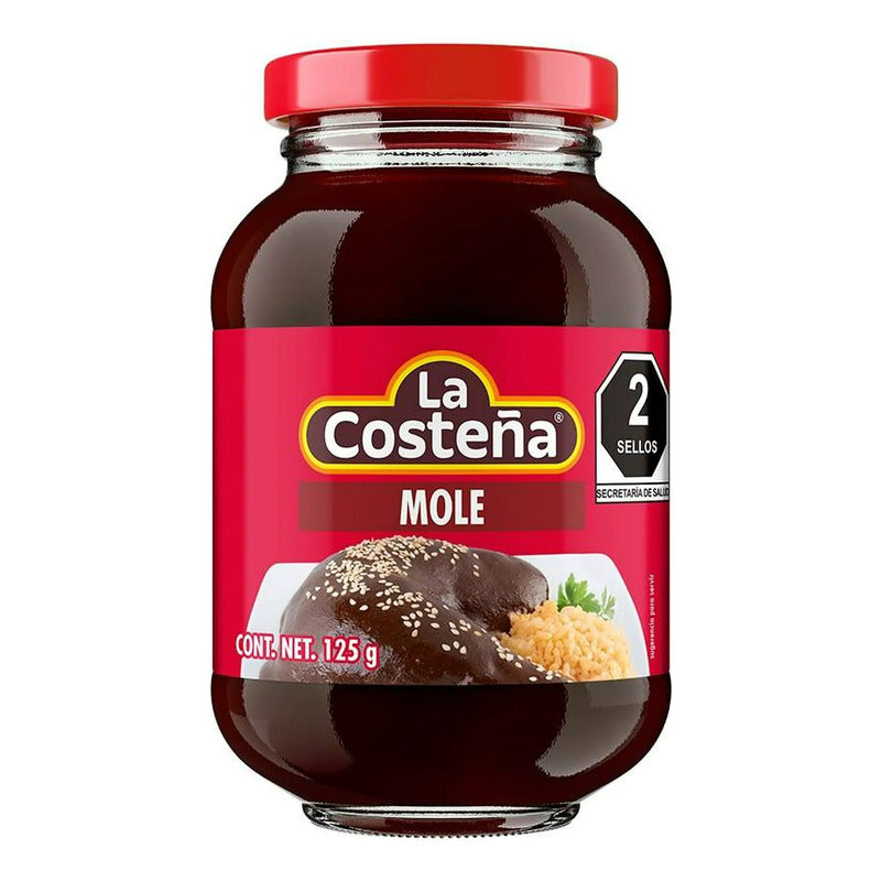 Mole La Costeña Rojo En Pasta 125g (2 Frascos)