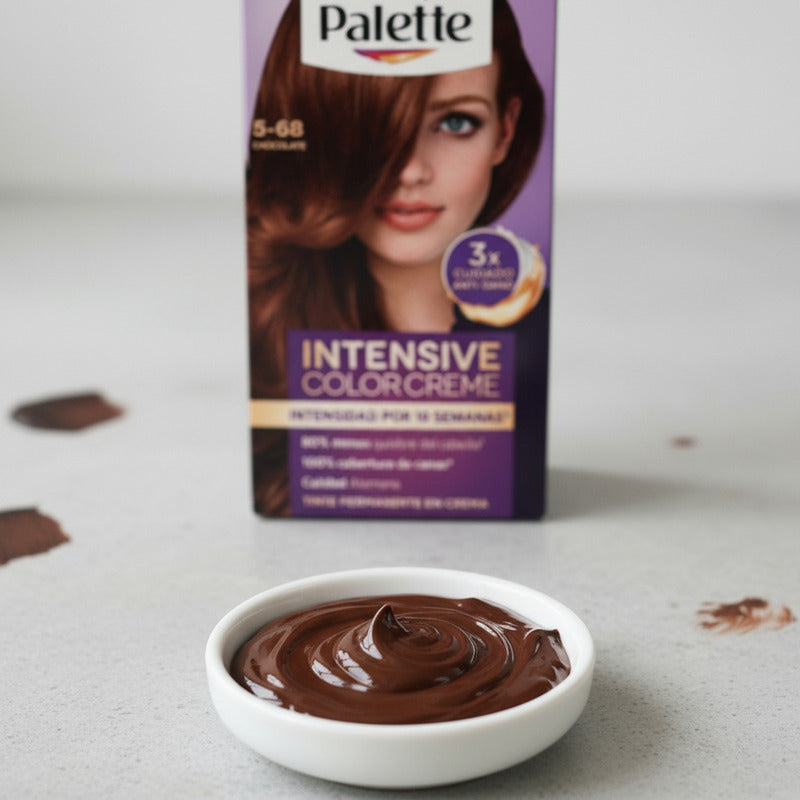 Tinte Para Cabello Palette 5-68 Chocolate 4 Piezas De 50ml 5-68 Chocolate