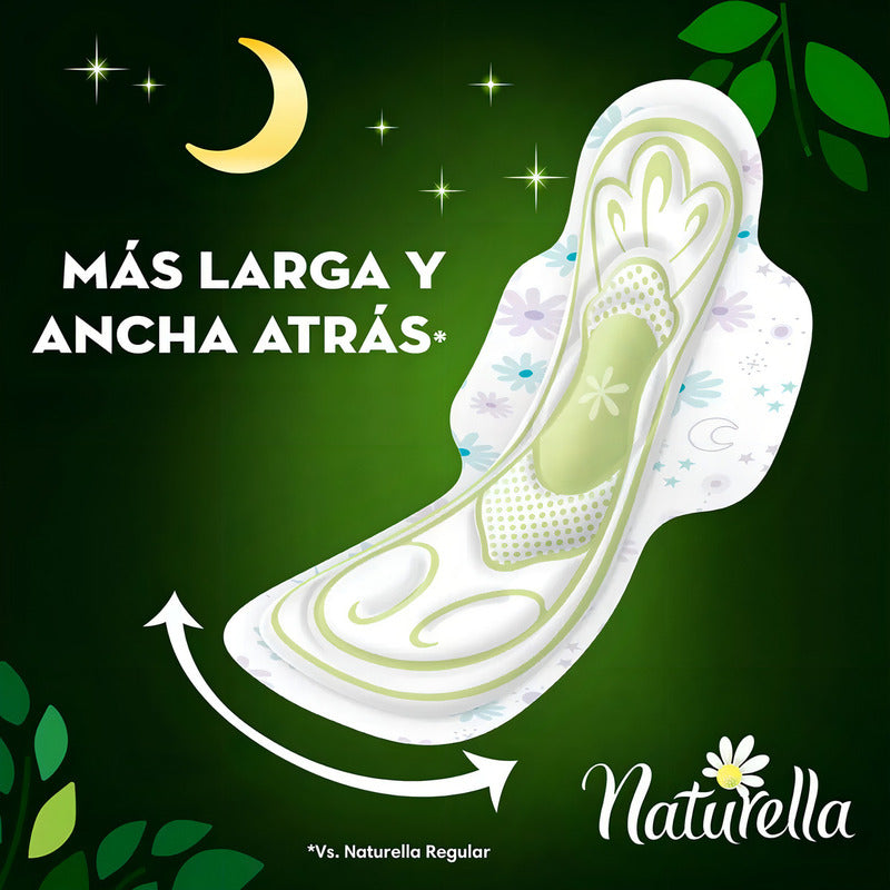 Naturella Toallas Femeninas Nocturna Caja Con 96 Pzas