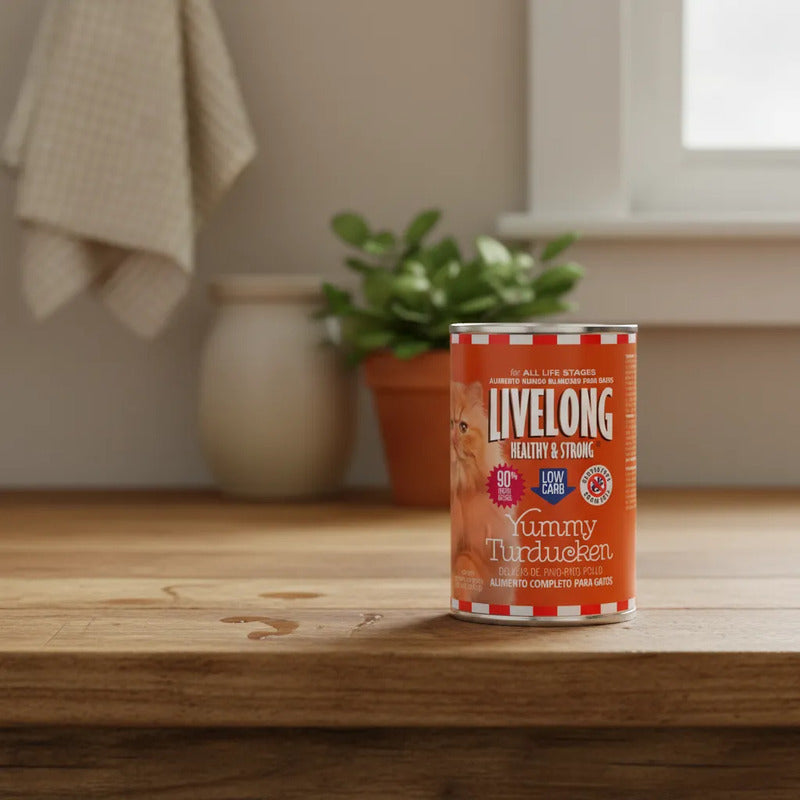 Alimento Natural Húmedo Para Gato Delicias De Aves, 572 G