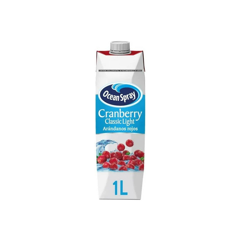 Bebida Ocean Spray Light Arándano 1l (4pzs)