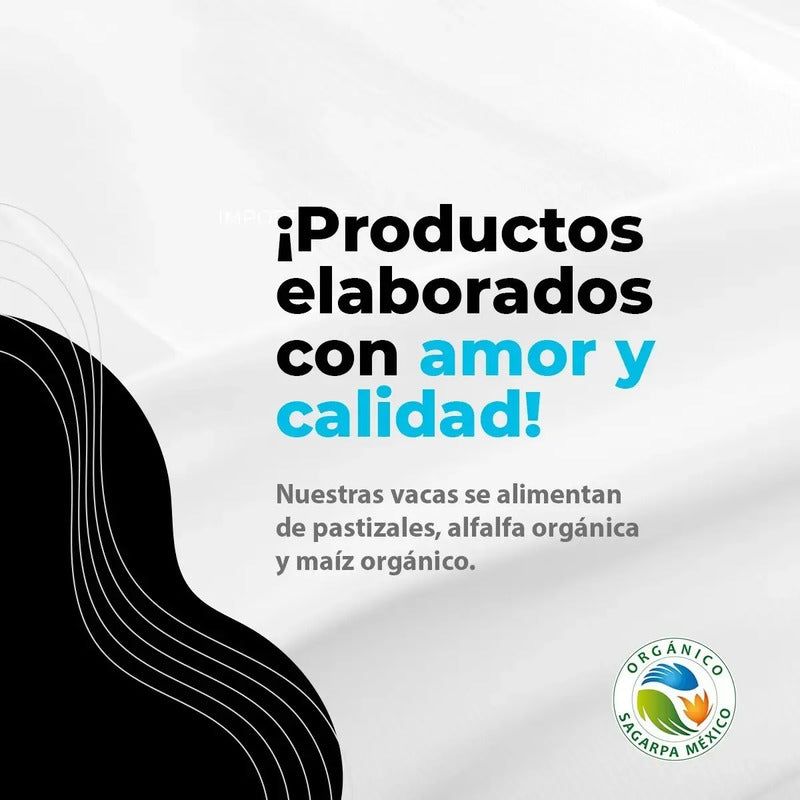 Leche Entera Orgánica Bové 6 Piezas De 1 L