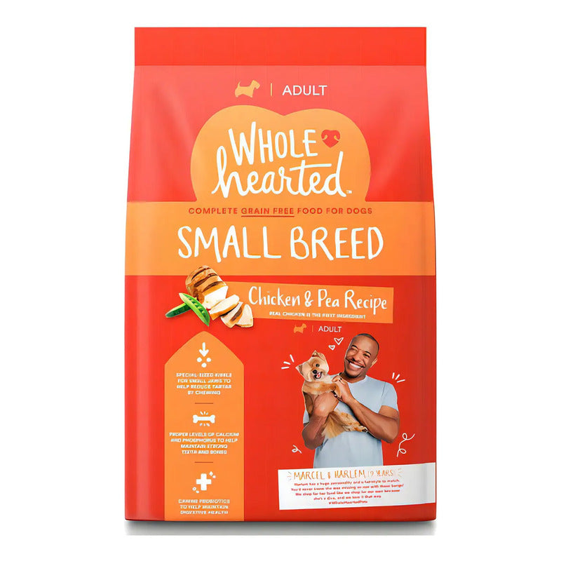 Wholehearted Alimento Perro Raza Pequeña Pollo/chícharo 6 Kg