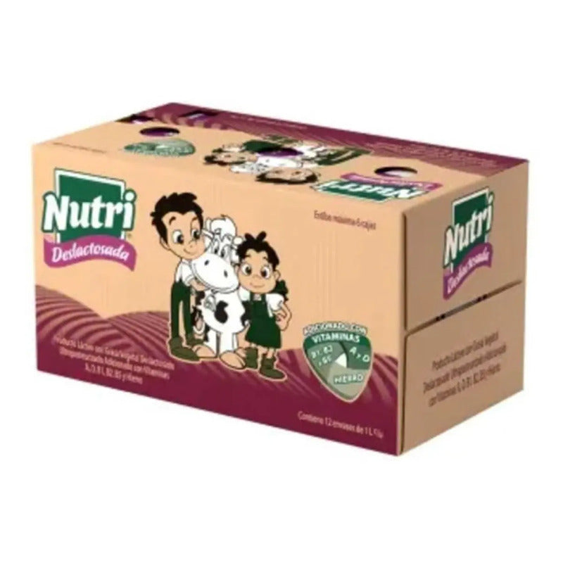 12 Pack Nutrileche 1 Litro C/u Leche Deslactosada