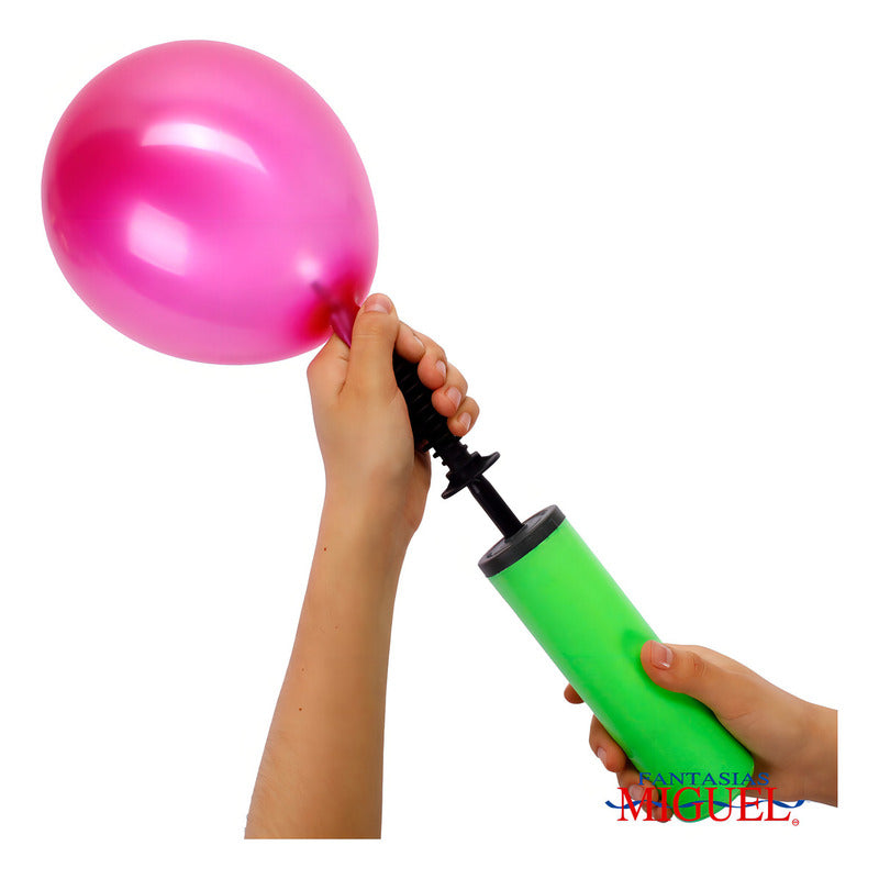 Mylin Bomba Para Inflar Globos Color Verde 29cm 1 Pz