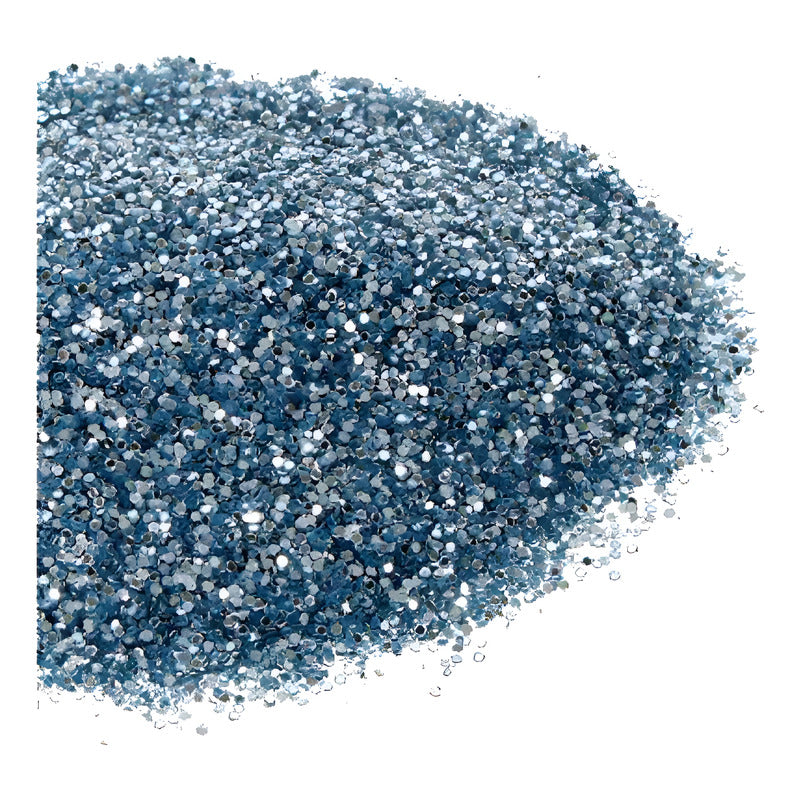 Diamantina #2 Azul Claro Metalico De 0.6mm 9 Piezas De 50gr Azul Claro