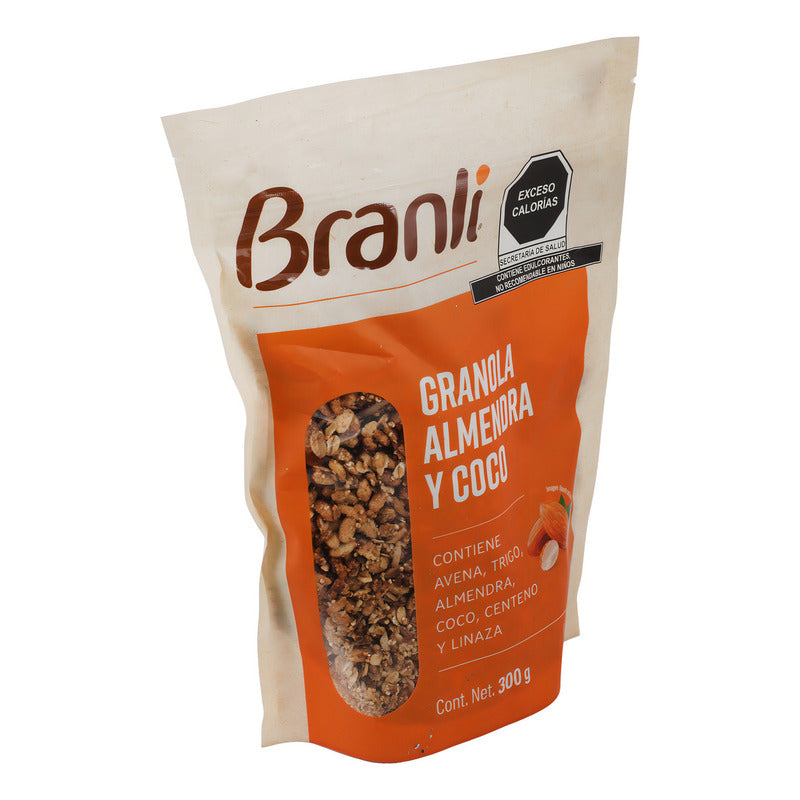 Granola Branli Sin Azúcar Almendra Coco 300g