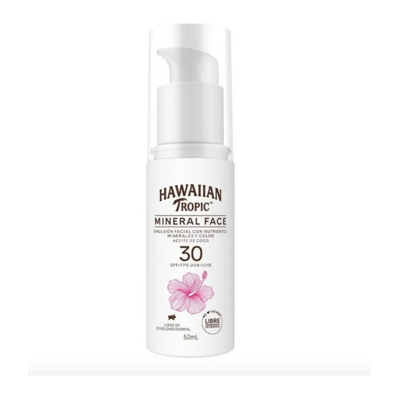 Protector Hawaiian Tropic Mineral Facial Fps 30 3 Pz De 50ml