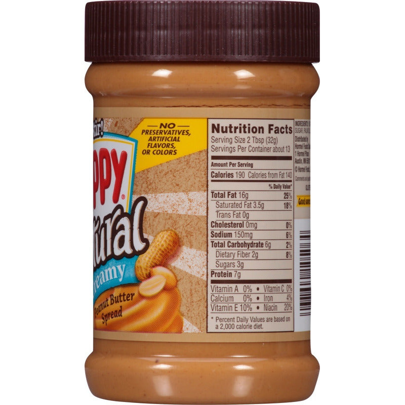 Crema De Cacahuate Skippy Natural Cremosa 425g