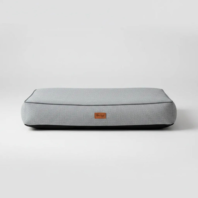 Cama Rectangular Extendida Color Gris Para Perro, Mediano Gris Rectangular