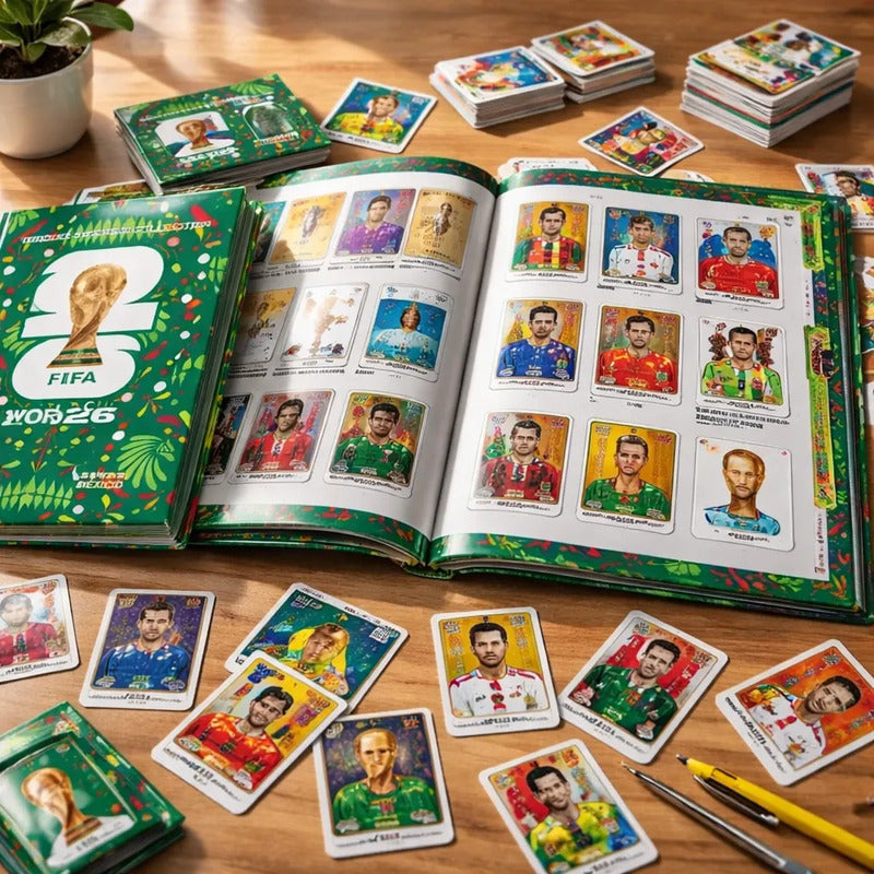Álbum Panini Mundial 2026 Pasta Dura Set Completo A Pegar