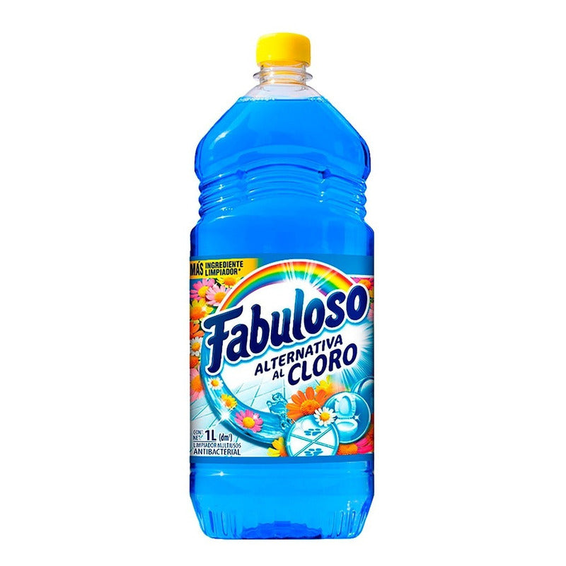 Limpiador Líquido Fabuloso Alternativa Al Cloro Multiusos 1l