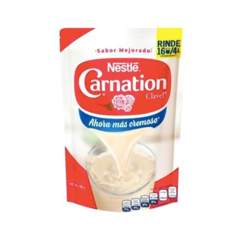 Leche En Polvo Nestlé Carnation Clavel 460g 12pzas