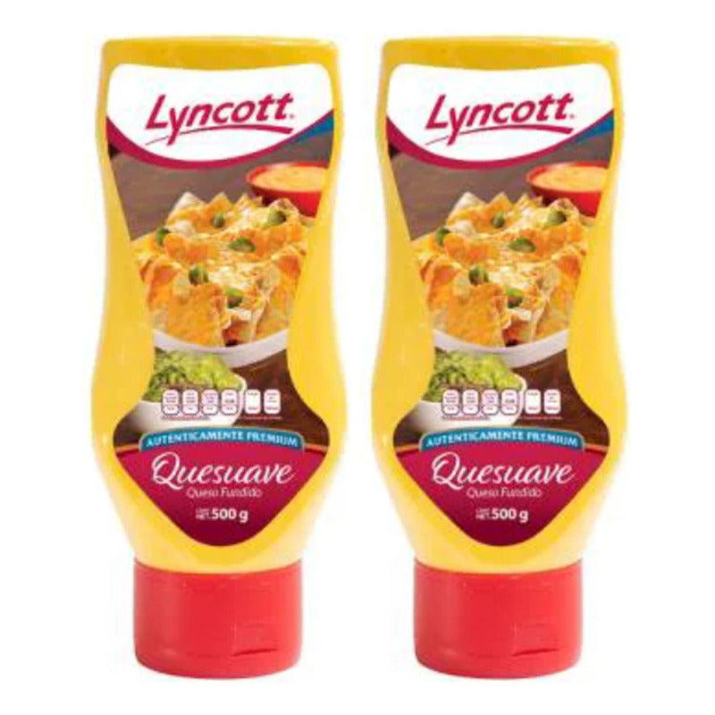 Queso Fundido Lyncott Quesuave 500 G 2 Pz