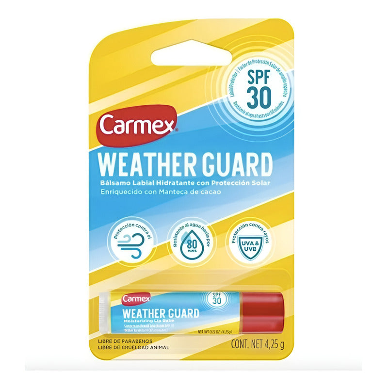 Bálsamo Labial Carmex Hidratante Con Fps 30/ 1 Pza De 4.25gr