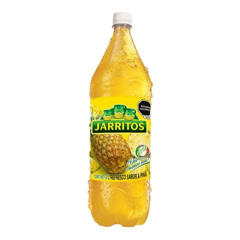 Refresco Jarritos Sabor Piña 12 Pz De 2 L