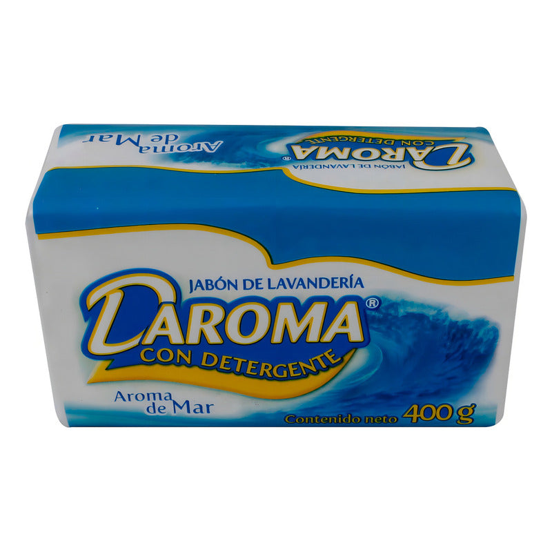 Jabón De Lavandería En Barra Daroma Con Detergente 400g
