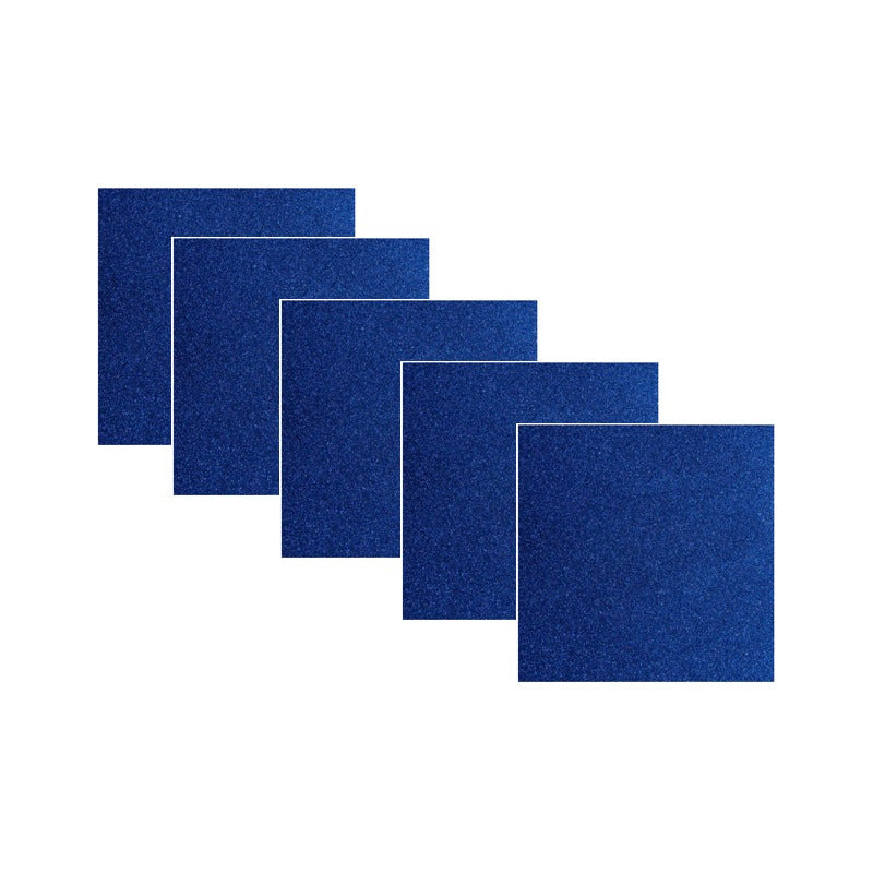 Hoja De Fomi Diamantado Color Azul Oscuro De 23x30cm 5 Pzas
