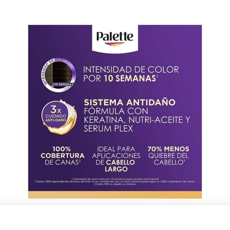 Tinte Para Cabello Palette 5-68 Chocolate 6 Piezas De 50ml 5-68 Chocolate