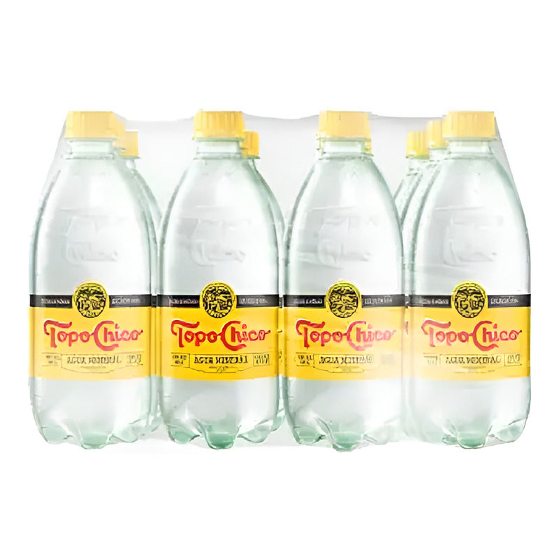 Agua Mineral Topo Chico 12 Pzas De 600 Ml C/u