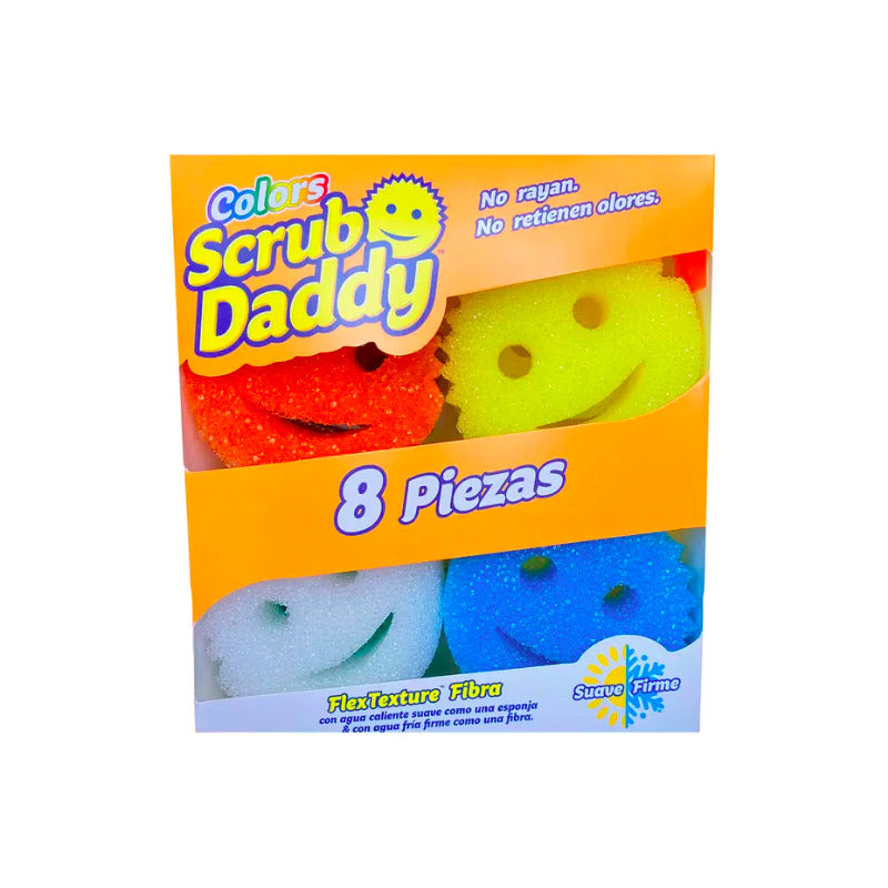 Scrub Daddy Fibras Multiusos 8 Pzas
