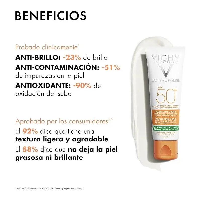 Protector Solar Capital Soleil Matificante 3-1 Spf50+ Vichy