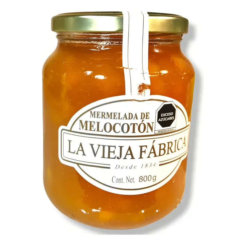 Mermelada De Melocotón La Vieja Fabrica Tradicional De 800 G