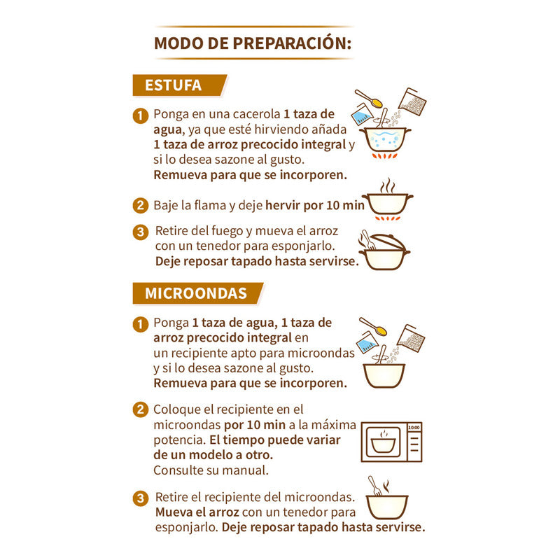 Arroz Precocido Verde Valle Integral 250g