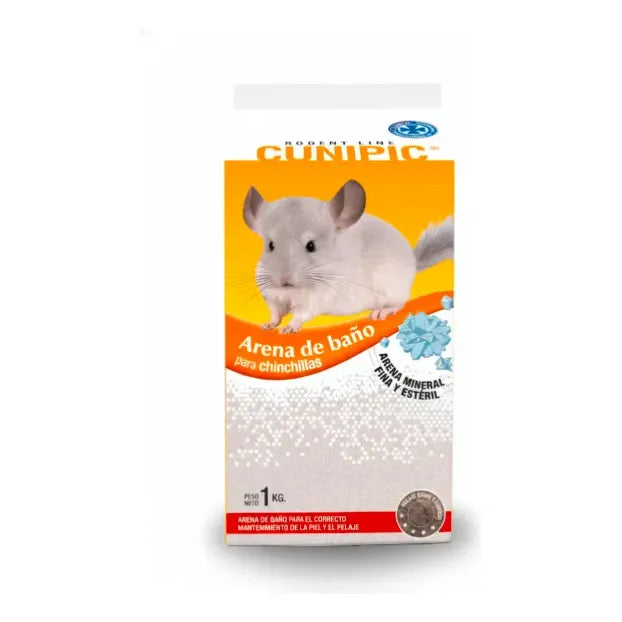Cunipic Arena De Baño Para Chinchilla, 1 Kg