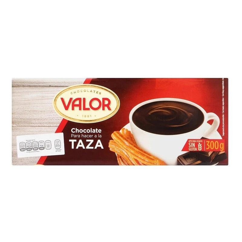 Chocolate Tablilla A La Taza Valor 300gr 2 Pack Ipg