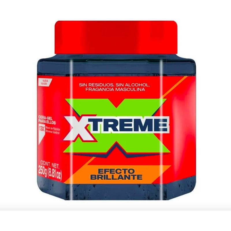 Cera Gel Para Cabello Xtreme Efecto Brillante 6 Pzas De 250g