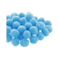 Mercería Pom Poms De 19mm Color Azul Claro 2 Paq De 100pz