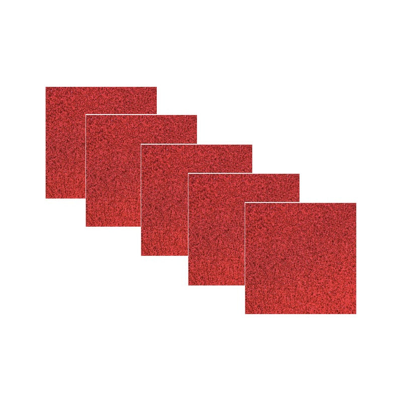 Hoja De Fomi Diamantado Color Rojo De 23x30cm 15 Piezas