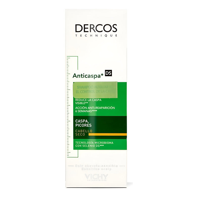 Shampoo Vichy Dercos Anticaspa 200ml Cabello Seco
