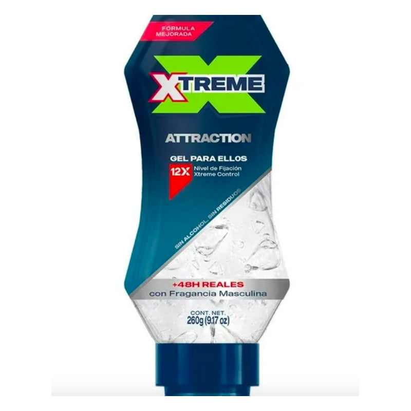 Gel Para Cabello Xtreme Attraction Fragancia Masculina 260g