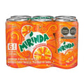 Refresco Mirinda Sabor Naranja 6 Latas De 237 Mlc/u