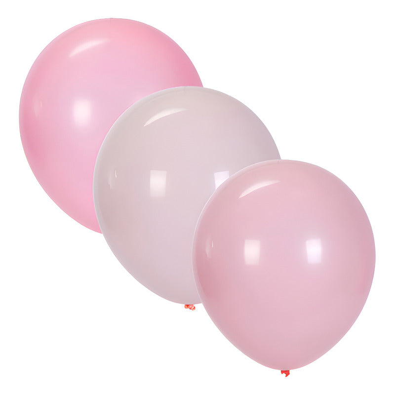 Globos Surtidos De 30cm Tonos Rosas 30 Piezas Surtido Rosas
