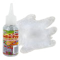 Diamantina Pegamento Brilla Pega Color Plata 3 Pz De 50ml Plata