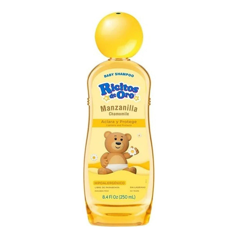 Shampoo Ricitos De Oro Manzanilla Aclara Y Protege 250 Ml