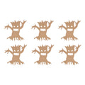 Halloween Figurita Decorativa Arbol De 12cm 6pz