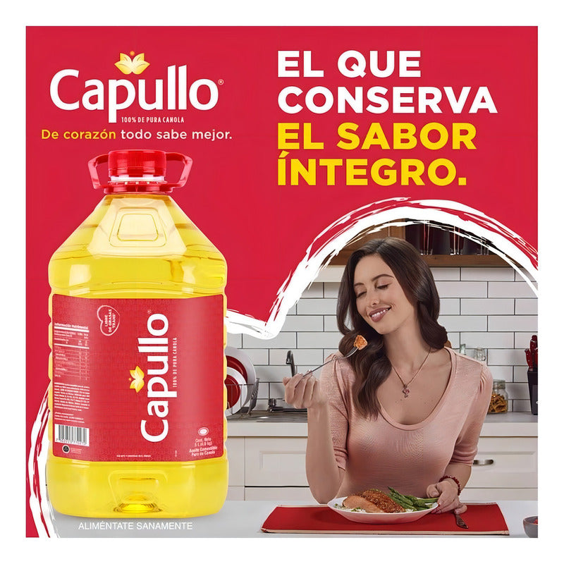Capullo Aceite 5 Litros 100% De Pura Canola