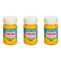Pintura Acrílica Alta Calidad Color Mostaza 3 Pz De 35ml Mostaza