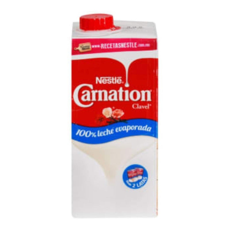 Leche Evaporada Nestlé Carnation De 720g (2piezas)